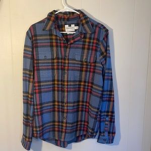 TOPMAN Men’s Flannel Overshirt Heavyweight